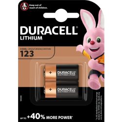 Duracell CR123 3V lithium fotóelem 2 db-os