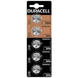 Duracell CR2016 3V-os lítium gombelem 5 db-os