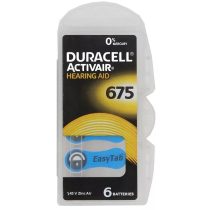 Duracell Activair 675 (PR44) hallókészülék elem 6 db-os