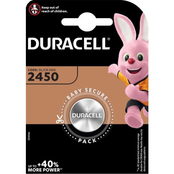 Duracell CR2450 3V Lithium gombelem 1 db-os