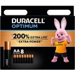 Duracell Optimum AA MN1500 tartós ceruza elem 8 db-os