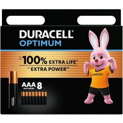 Duracell Optimum AAA MN2400 tartós mikró elem 8 db-os