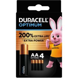 Duracell Optimum AA MN1500 tartós ceruza elem 4 db-os