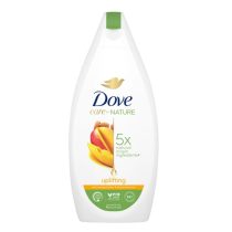   Dove Care by Nature Uplifting krémtusfürdő mangóvajjal és mandulakivonattal, száraz bőrre, 400 ml