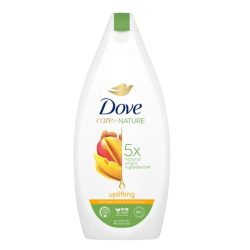   Dove Care by Nature Uplifting krémtusfürdő mangóvajjal és mandulakivonattal, száraz bőrre, 400 ml