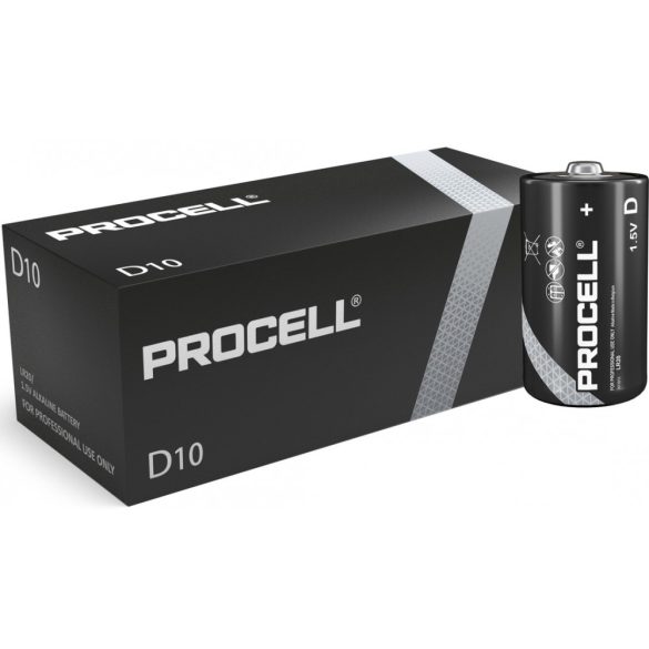 Duracell Procell Constant PC1300 D góliát alkáli elem 10 db-os