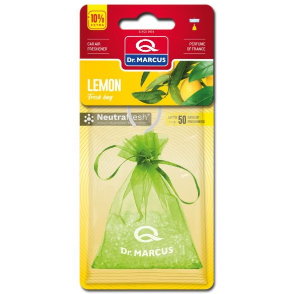 Dr. Marcus Fresh Bag Lemon autóillatosító 20gr