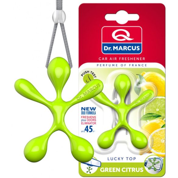 Dr. Marcus Lucky Top Green Citrus autóillatosító