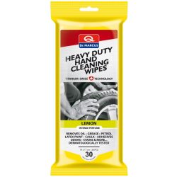   Dr. Marcus Heavy Duty Hand Cleaning Wipes Kéztisztítő kendő erős szennyeződésekhez citrom illatú 30 db-os