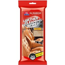   Dr. Marcus Leather Cleaning Wipes bőrápoló kendő vanília illattal 30 db-os