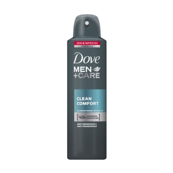 Dove Men+Care Clean Comfort férfi izzadásgátló spray 150ml