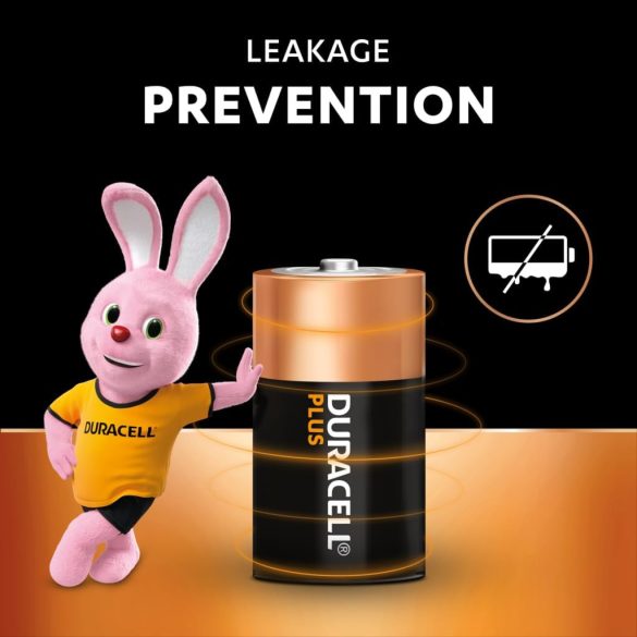 Duracell Plus C (Baby) LR14 Alkáli Tartós Elem 2 db