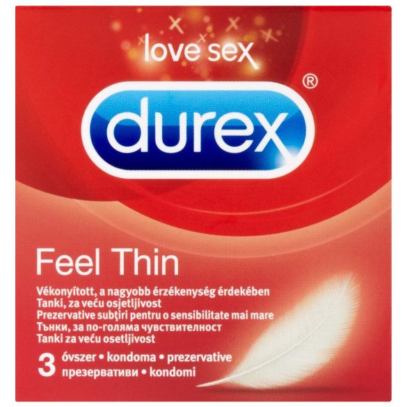 Durex Feel Thin óvszer 3 db-os