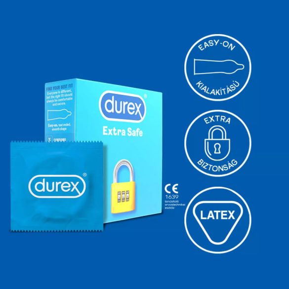 Durex Extra Safe óvszer 3 db-os