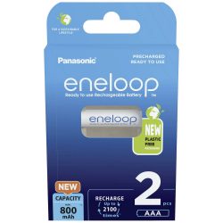 Panasonic Eneloop AAA 800 mAh Mikró Akkumulátor 2 db-os