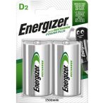   Energizer Power Plus 2500 mAh NiMH D góliát akkumulátor 2 db-os