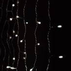   Entac Karácsonyi Fényfüggöny 120 LED, Hideg Fehér, 1x1 m, vízesés effektussal, IP44