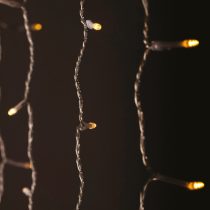   Entac Karácsonyi Fényfüggöny 120 LED, meleg fehér, 1×1 m, vízesés effektussal, IP44