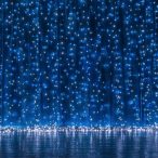   Entac karácsonyi 144 LED-es RGB fényfüggöny 1x1.5m, IR távirányítóval