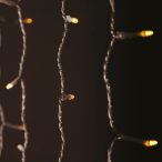   Entac Karácsonyi Fényfüggöny 240 LED, Meleg Fehér, 1×2 m, Vízesés Effektussal, 8 világítási mód