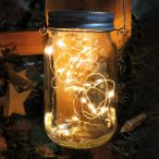 Entac Napelemes Üvegfény 20 LED meleg fehér