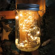 Entac Napelemes Üvegfény 20 LED meleg fehér