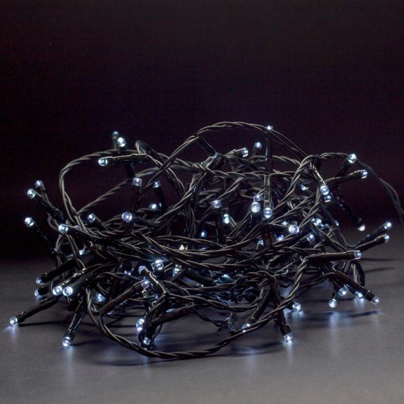 Entac karácsonyi sorolható fényfüzér, 240 LED, hideg fehér, 24 m, adapter nélkül