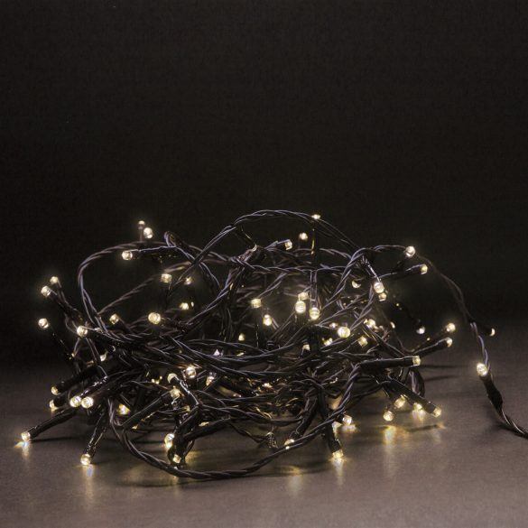 Entac Karácsonyi Jégcsapfüzér 180 LED, Meleg Fehér, 4 m, IP44