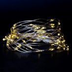   Entac karácsonyi beltéri drótfüzér, 80 LED, 4,1 m, meleg fehér, elemes