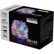 Entac karácsonyi 200 micro LED fényfüzér, színes, 20 m