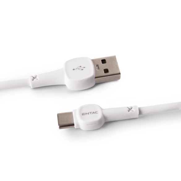 Entac 10W töltőkábel USB-A - USB-C Classic fehér 150cm
