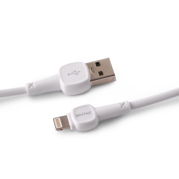 Entac 10W töltőkábel USB-A - Lightning Classic fehér 150cm