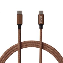   Entac 60W gyorstöltő kábel USB-C - USB-C Excellence barna 150cm