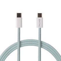   Entac 60W gyorstöltő kábel USB-C - USB-C Casual zöld 150cm