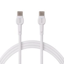   Entac 60W gyorstöltő kábel USB-C - USB-C Classic fehér 150cm