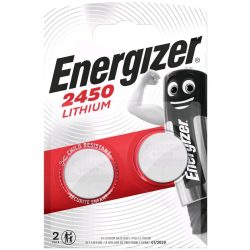 Energizer CR2450 3V lithium gombelem 2 db-os