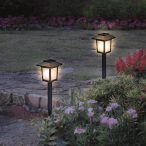   Entac Kerti Leszúrható lámpa, láng effekttel, 325 mm, 10 db melegfehér SMD LED