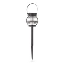   Entac Multifunkcionális Kerti Szolár lámpa láng effekttel, Ø10 cm, 12 db melegfehér SMD LED