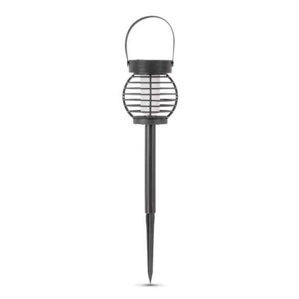 Entac Multifunkcionális Kerti Szolár lámpa láng effekttel, Ø10 cm, 12 db melegfehér SMD LED