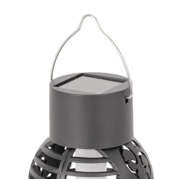 Entac Kerti Szolár lámpa, függő lámpás stílus, láng effekttel, meleg fehér fényű LED