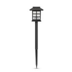   Entac Kerti Szolár lámpa 380 mm, műanyag, lámpás stílusú kivitel, fehér fényű LED