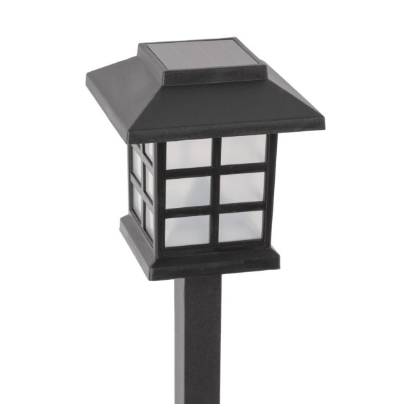 Entac Kerti Szolár lámpa 380 mm, műanyag, lámpás stílusú kivitel, fehér fényű LED