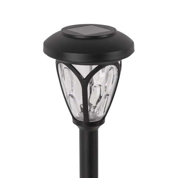 Entac Kerti Szolár lámpa 400 mm, műanyag ház, színes fényű RGB LED, lámpás stílus