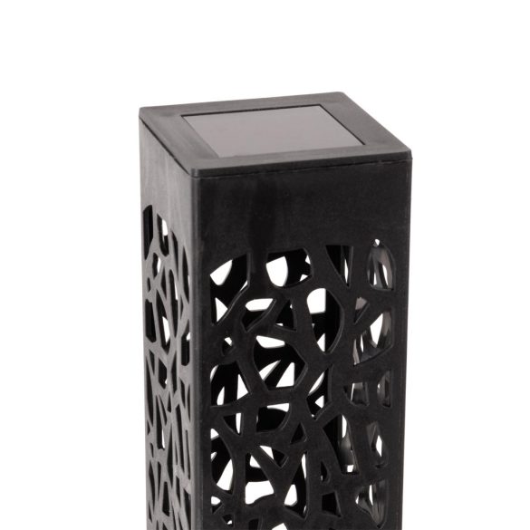 Entac Kerti Szolár lámpa 285 mm, fekete műanyag ház, árnyék hatás, 1 LED