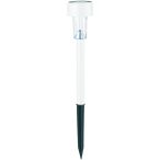   Entac Kerti Szolár lámpa 360mm, rozsdamentes acél, fehér színű, 1 fehér LED