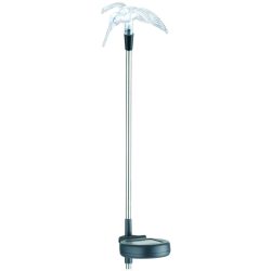   Entac Kerti Szolár Lámpa 340 mm, rozsdamentes acél, kolibri forma, színes RGB világítás