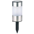   Entac Kerti Szolár lámpa 210 mm, rozsdamentes acél, fehér fényű LED