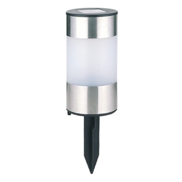 Entac Kerti Szolár lámpa 210 mm, rozsdamentes acél, fehér fényű LED