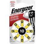 Energizer 10 (PR70) hallókészülék elem 8 db-os