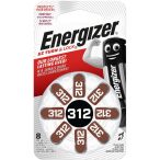 Energizer 312 (PR41) hallókészülék elem 8 db-os